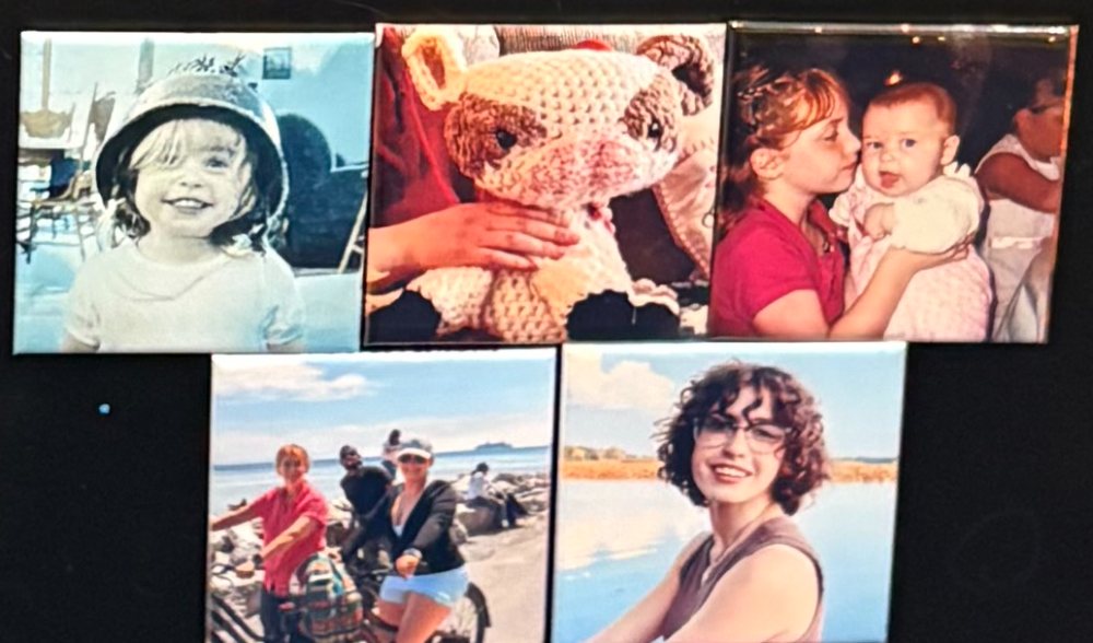 Family photo magnets
