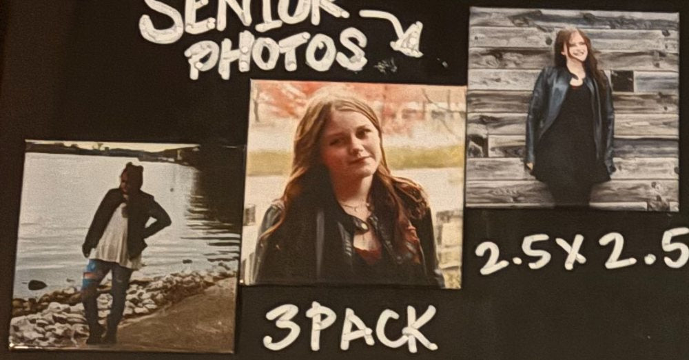 Senior photo magnets